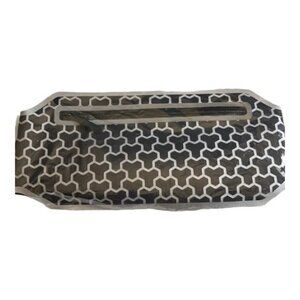 Black Silver Running Wallet Belt Bag Hip Bag Adjustable Belt NWT